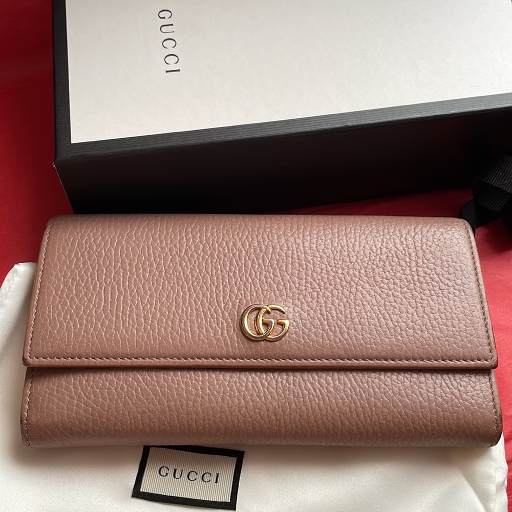 💥Gucci GG Marmont Continental Long Leather Wallet💥 - Picture 4 of 17